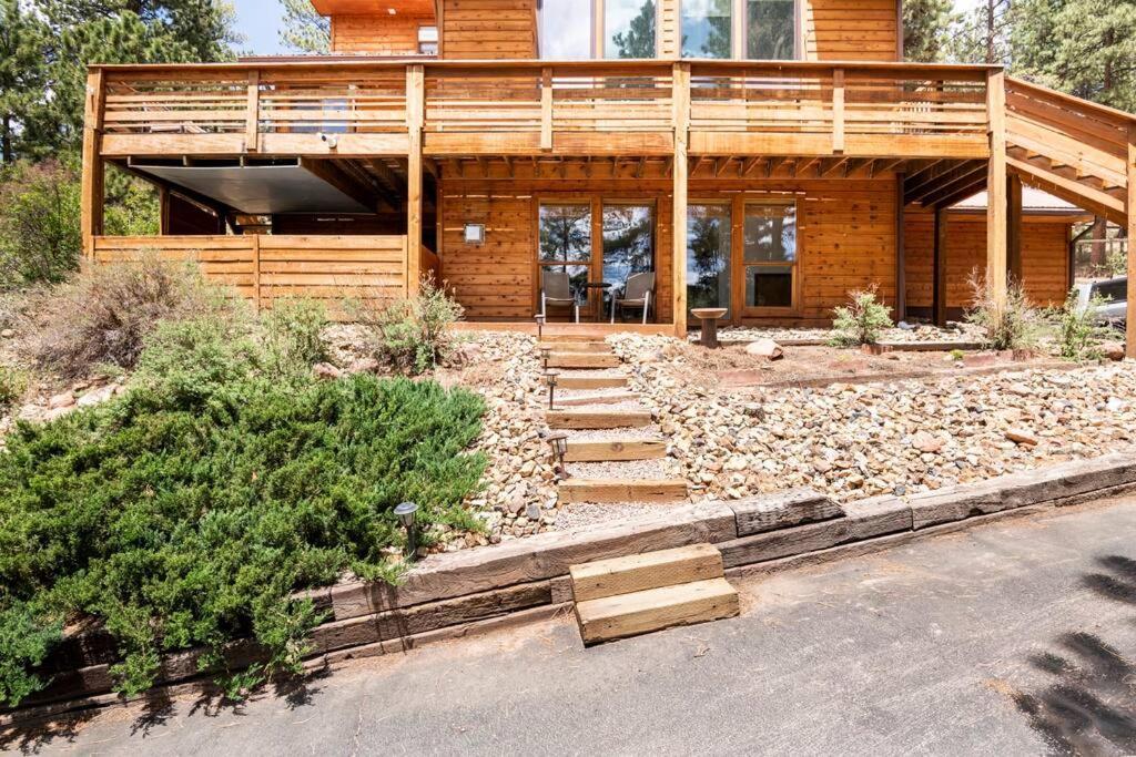 Private Hot Tub Overlooking Pikes Peak Woodland Park Extérieur photo