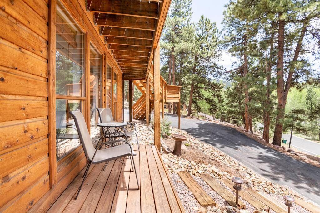 Private Hot Tub Overlooking Pikes Peak Woodland Park Extérieur photo